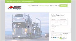 Desktop Screenshot of cavalierautotransport.com